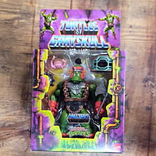 Mattel Turtles of Grayskull Masters of the Universe Krang Figure w Axe Mace