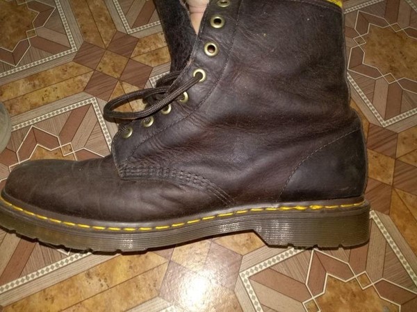 Men Dr. Martens Boots Brown 47 #3KP9