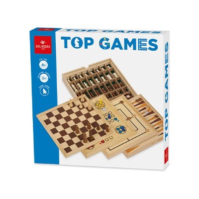 Dal Negro - Top Games 30 aus Holz - 5 Brettspiele in 1