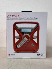 Eton FRX3 All Purpose Weather Radio  Portable Phone Charger, Crank  Solar NEW