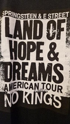 Original BRUCE SPRINGSTEEN ''No Kings'' American Tour Shirt 2026 - XL - RAR