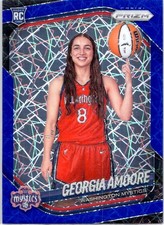 2025 Panini Prizm WNBA #140 Georgia Amoore Blue Velocity Prizms