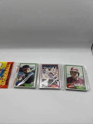 1981 Topps MLB Rack Pack Lance Parrish On Top-BG