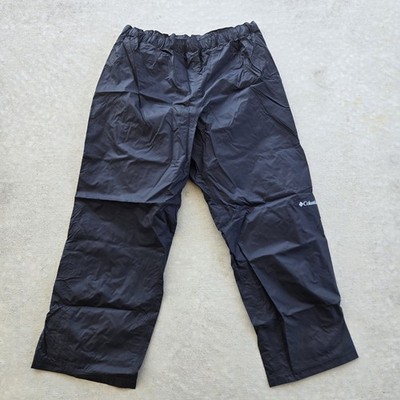 Columbia OmniTech Rebel Roamer Shell Rain Pant Men 2XL Black Waterproof XM8175