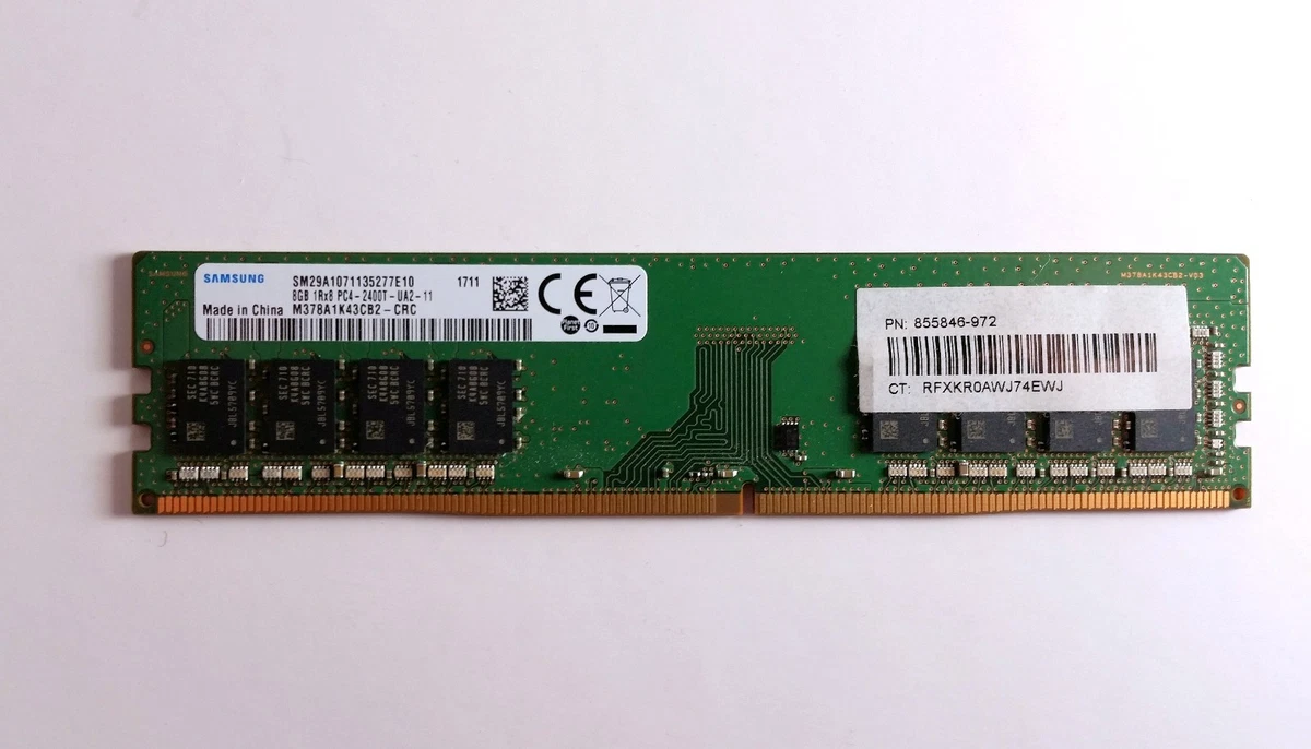 Samsung PC4-19200 (DDR4-2400) Bus Speed DIMM Computer Memory (RAM