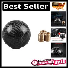 Universal Carbon Fiber Shift Knob For Manual Cars - Easy Installation Included Universal Carbon Fiber Shift Knob For Manual Cars - Easy Installation Included