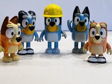 Bluey  Bingo Toy Figures Set of 5 Pretend Play Character Toys Preschool BIN 14