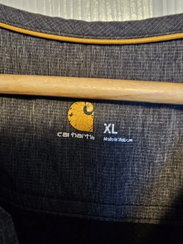 Blusa Médica Para Hombre Carhartt Force Calce Moderno Gris Talla XL Foto 4 de 4