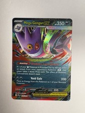 2025 Mega Evolution: Phantasmal Flames 56/94 Mega Gengar ex (doppia rara) quasi nuovo