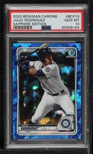 2020 Bowman Chrome Sapphire Edition Julio Rodriguez #BCP-19 PSA 10 GEM MT 1c7