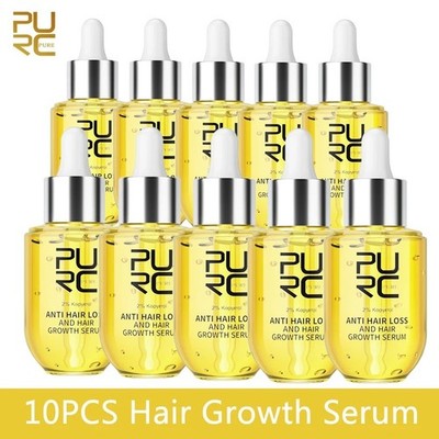 PURC Haarwachstumsprodukte dicker & voller Serum Haarwuchsöl Haarausfall