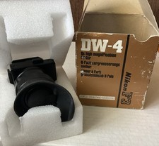 Nikon DW-4 High Magnification Finder for F3 w/ Box, Eyecup, and Cover