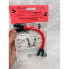 Edgie Wedgie Ski Tip Connector Training Aid Red New