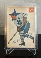1954-55 Parkhurst Ted Kennedy #29 Toronto Maple Leafs HOF Vintage Hockey Card