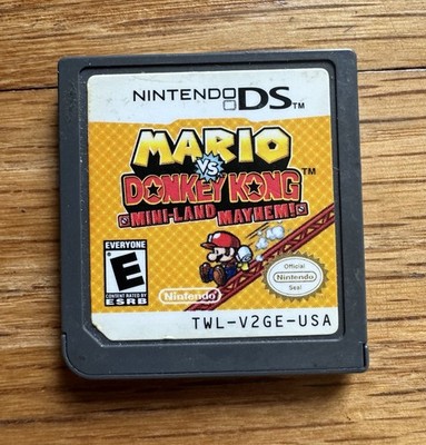 Mario vs Donkey Kong Mini-Land Mayhem (Nintendo DS, 2010) Cart Only. Tested
