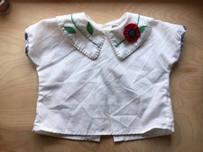 Vintage Baby Togs 18mo Girls Embroidered Spring Blouse