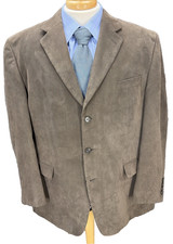 Ralph Lauren Blazer 46R Brown Corduroy 3 Button Jacket Ventless