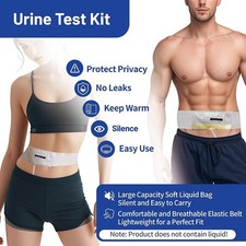 Urine Test Complete Kit 2 To 4 Oz Concealed Sample Bag With Adjustable Belt