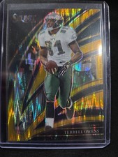 2025 PANINI SELECT TERRELL OWENS CLUB LEVEL GOLD PRIZM 4/10 PHILADELPHIA EAGLES