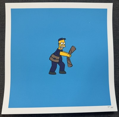 #ad Raid71 Homer Simpson 10x10” Print 85 BNG Mystery Tubes $35.00