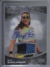 2021 Upper Deck AEW Spectrum Memorabilia 9/20 Kris Statlander #85 Auto 0ze5
