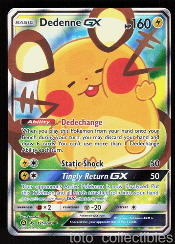 Dedenne GX 195A/214 Holo Promo Alternate Art Promos Pokemon Lightly Played