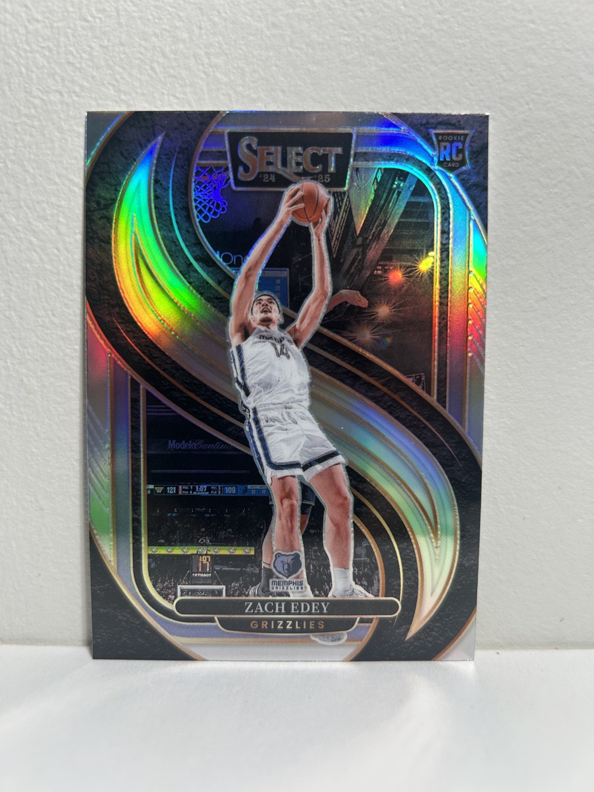 2024-25 Panini Select - Premier Level Zach Edey #192 Silver Prizm Rookie RC