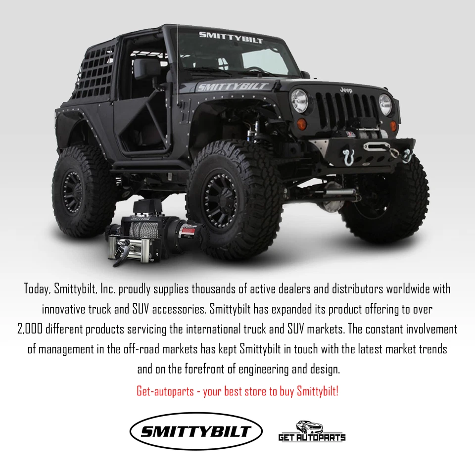 Red de carga exterior Smittybilt C-RES2 nailon para Jeep Wrangler 97-06 Foto 3 de 3