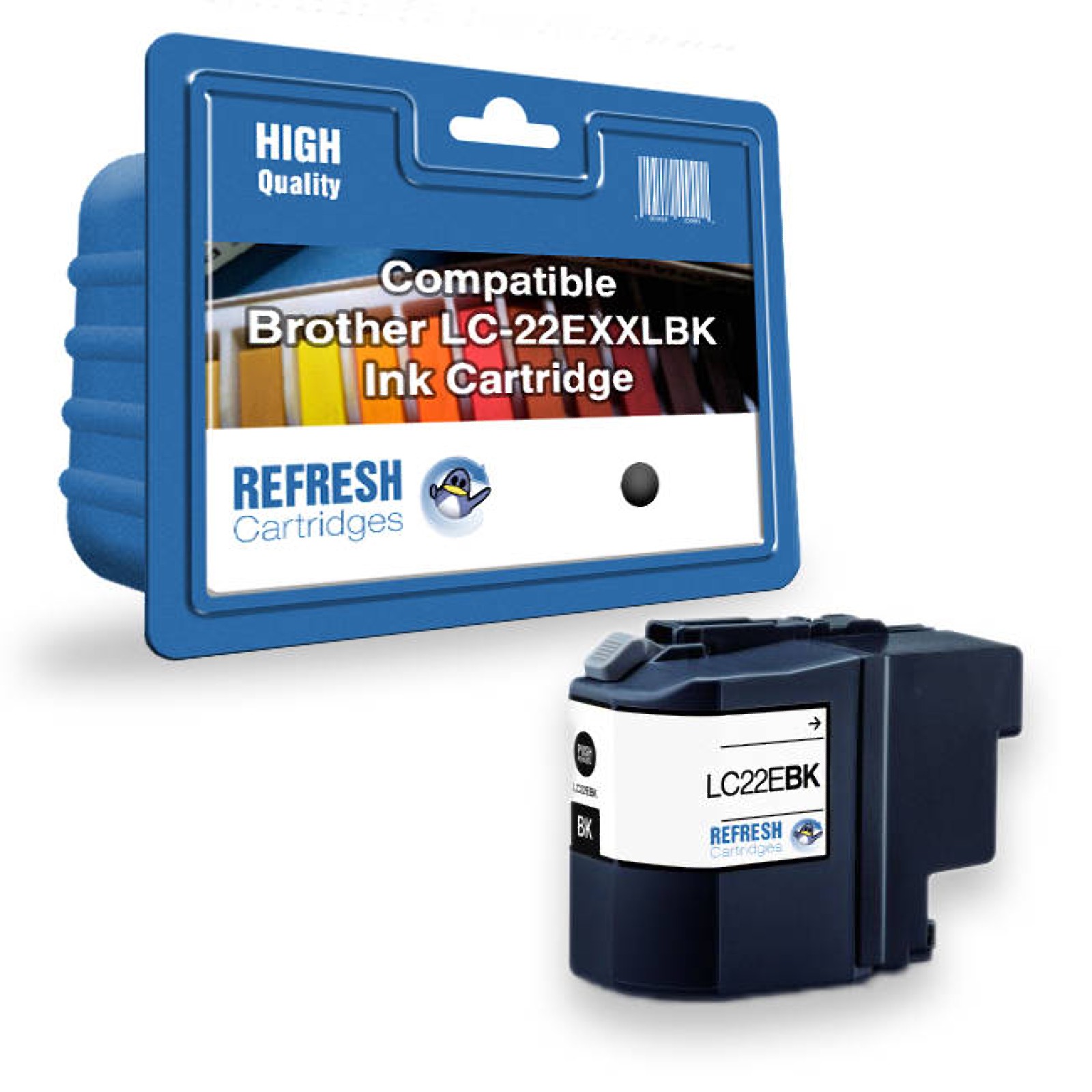 Refresh Cartridges Black LC22EXXLBK Ink Compatible With Brother Printers