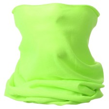 Summer Cooling Neck Gaiter Unisex Sun Protect Face Mask, Bright Green