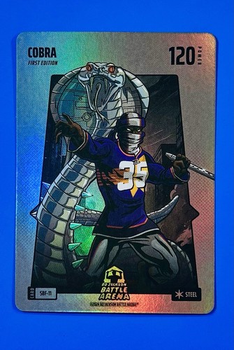 2024 Bo Jackson Battle Arena Cobra Silver Battlefoil Steel SBF-11