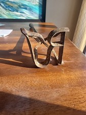  Antique Cattle Branding Iron Irons  - Primitive Ranch Tools Marked Rj