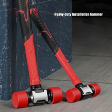 Floor Installation Shock Absorbing Fiber Handle Nonslip Rubber Mallets Hammer