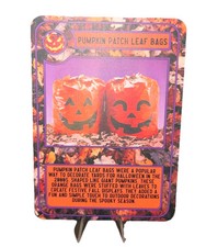 RARE Unjust Nostalgia Ghoulstalgia Trading Card Pumpkin Patch Leaf Bags
