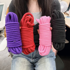 10M BDSM Bondage Rope Cotton Shibari Hogtie SM Restraint Rope Couples Cospaly US