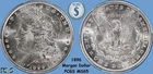 1896 Morgan Dollar PCGS MS65 - Vintage White Gem