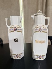 Vintage JB&W Germany Lusterware Oil and Vinegar Set
