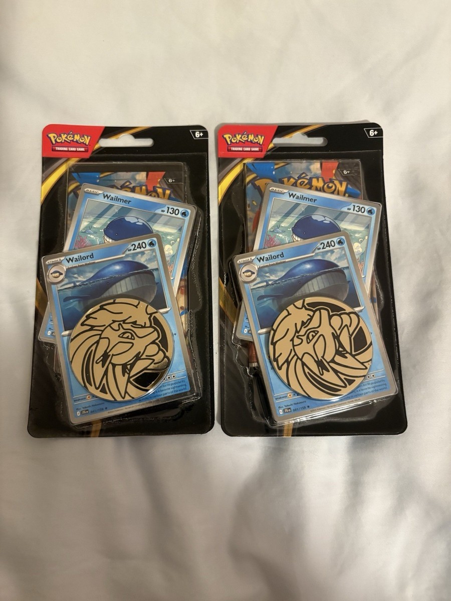 Pokemon TCG- Mega Evolution Checklane Blister Wailord & Wailmer