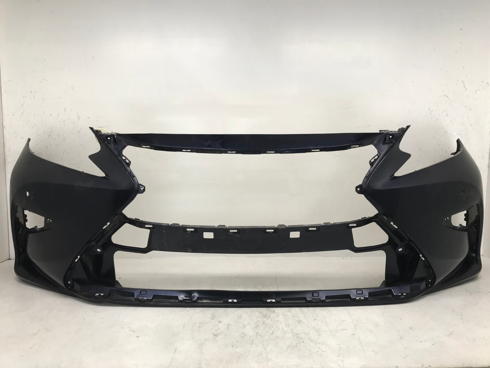 Front Bumper LOCAL Lexus ES350/ES300H Base w/Sensor Holes Black 2016-2018 OEM