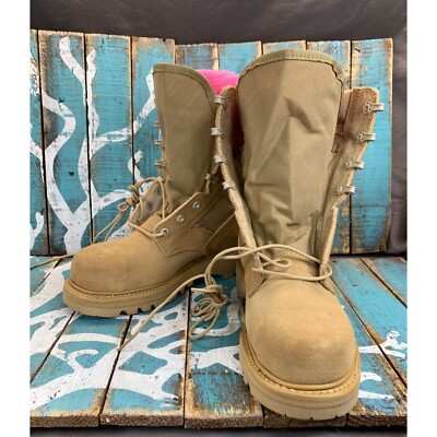 NEW UFCW Mondo PT 8430 Steeltoe Tan Suede/Vibram Combat  display picture 3