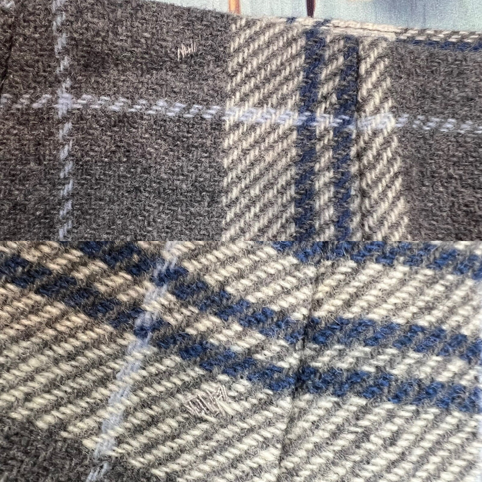 Pendleton 100% Wool Side Button Wrap Skirt Lined … - image 11