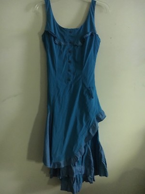 Nexx Size 36 Sky Blue A-Symmetrically Hemmed Formal Dress Women