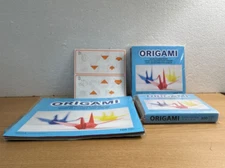 Origami Folding Paper Lot Art Crafts 600 + Sheets 5 7/8”x 5 7/8” & 9 3/4x 9 3/4”