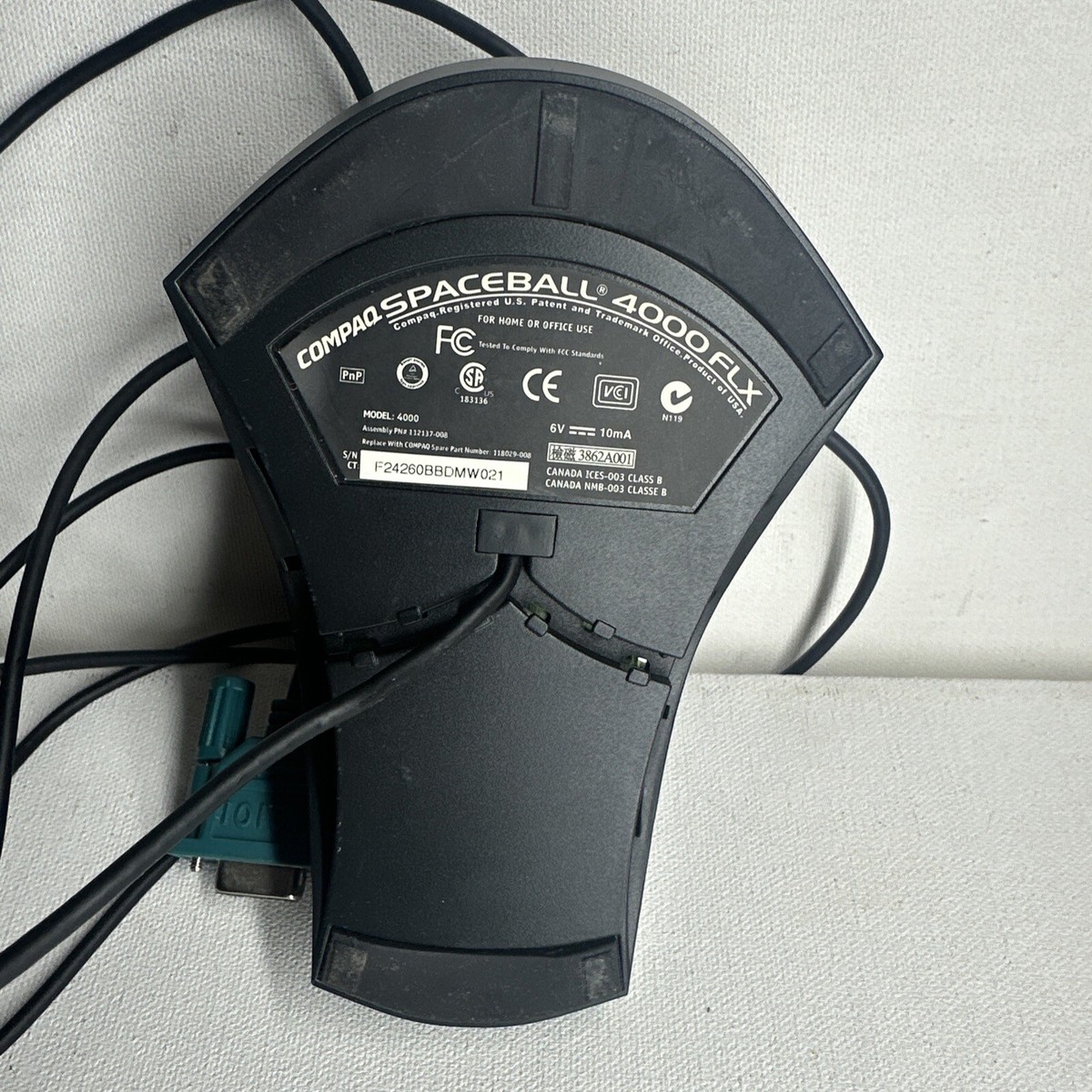 T！ COMPAQ SPACEBALL 4000FLX TRACK BALL DRAFTING MOUSE | eBay