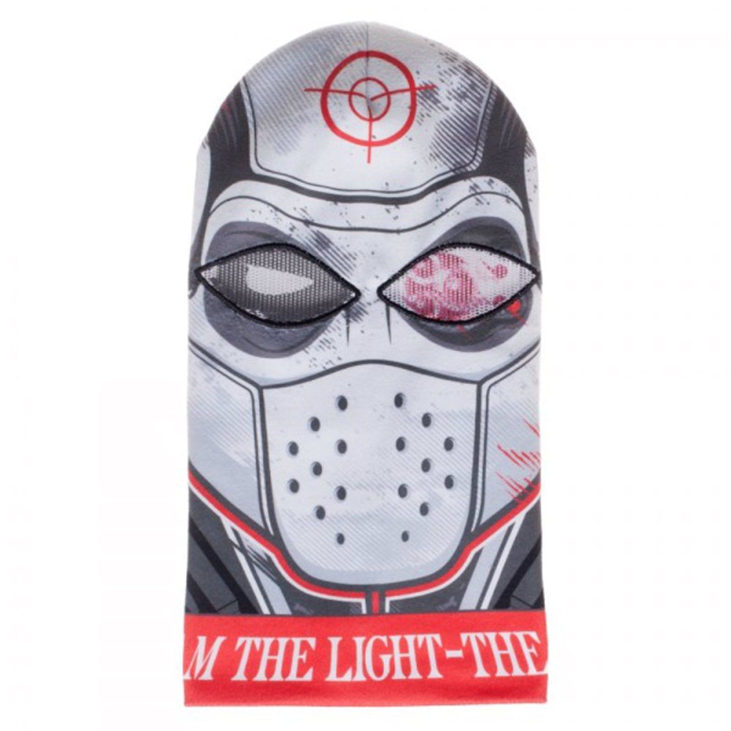 DC COMICS SUICIDE SQUAD DEADSHOT COSTUME SKI MASK BEANIE (OFFICIAL)