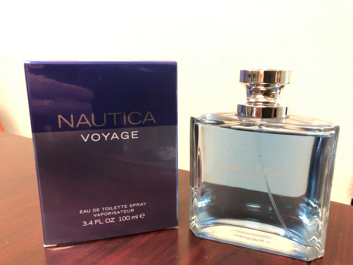 NAUTICA VOYAGE FOR MEN 3.4 FL oz 100 ML Eau De Toilette Spray Sealed Box