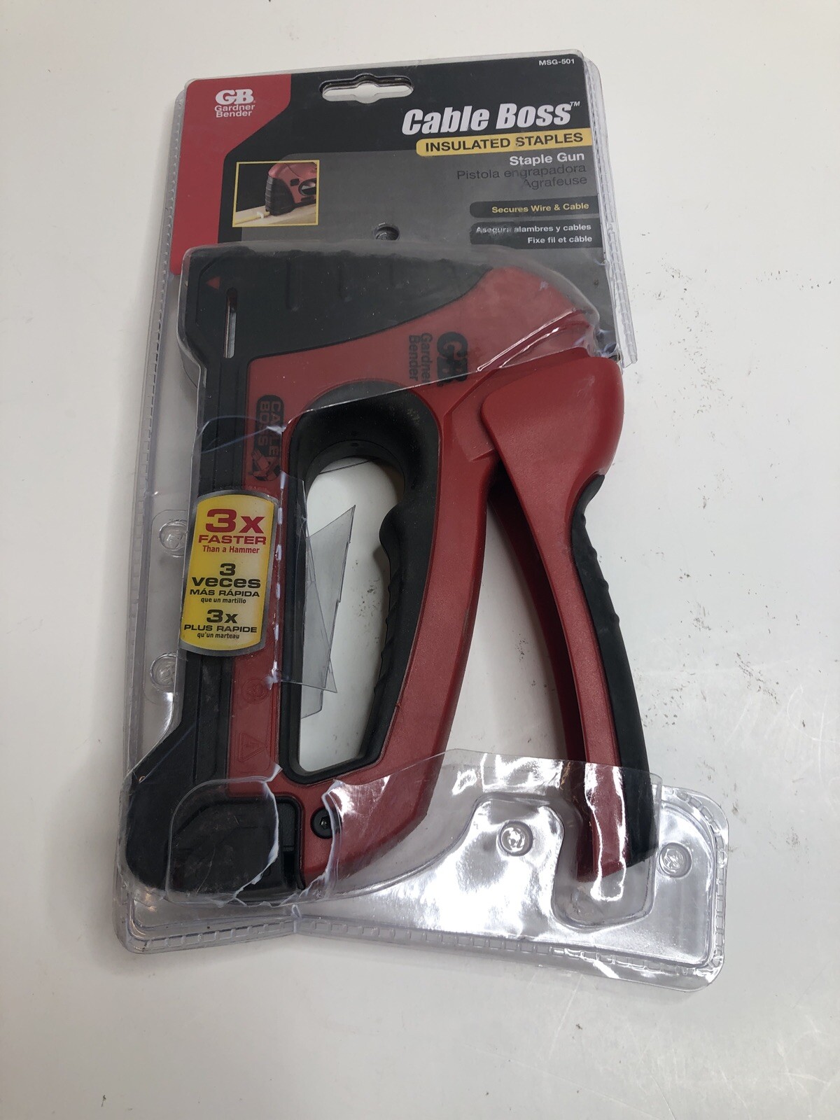 Cable Boss Staple Gun No Msg 501 Gardner Bender Inc 3pk For Sale Online Ebay