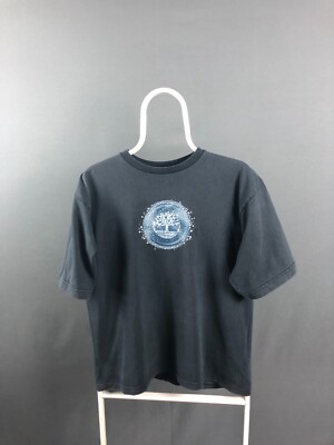 Vintage Timberland T-Shirt Cotton Men's Size S Black