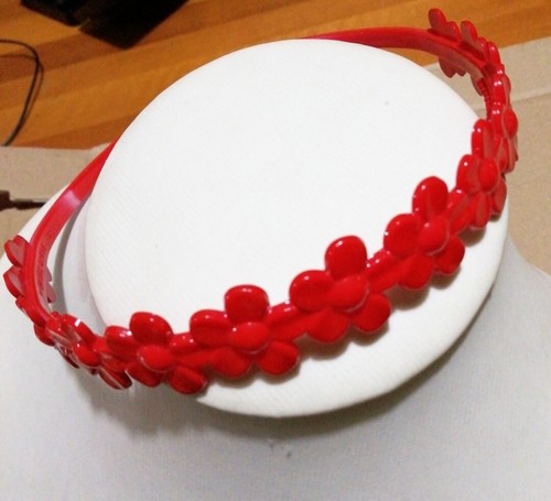 2 Pezzi Cerchietto Capelli Fiore E Papillon, doppio e resistente Rosso A120 - Foto 2 di 5