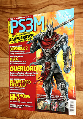2009 Playstation 3 Magazin BioShock 2 Ninja Gaiden Sigma 2 Bionic Commando Worms
